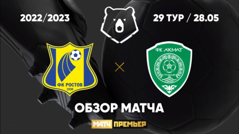 Ростов &mdash; Ахмат. Голы и лучшие моменты